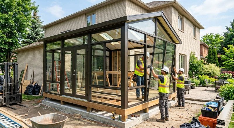 Enclosed Patio Installation